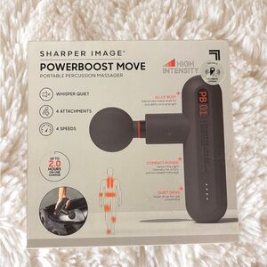 Sharper Image Powerboost Move Black Massager